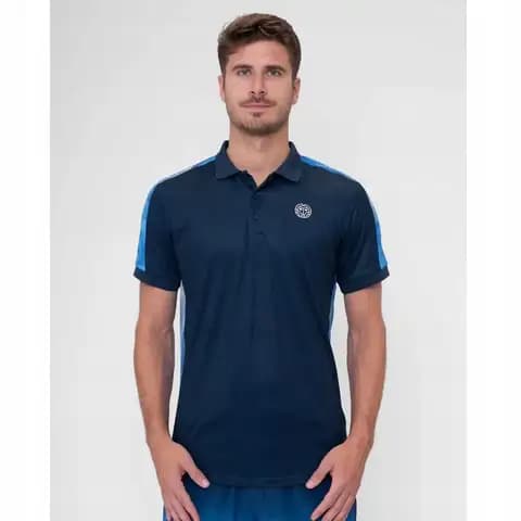 Bidi badu koszulka sportowa tenisowa męska Polo Beach Spirit - granatowa XL