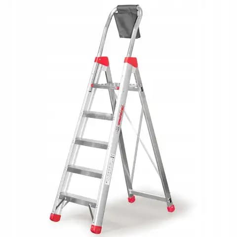 Drabina aluminiowa składana domowa Faraone 3,10 m 1 x 5 do 150 kg LADY5