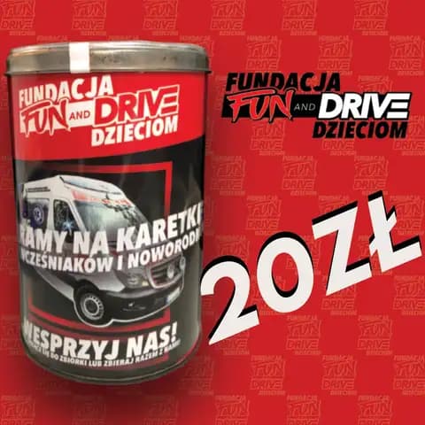 Cegiełka 20zł Fundacja FunandDrive Dzieciom