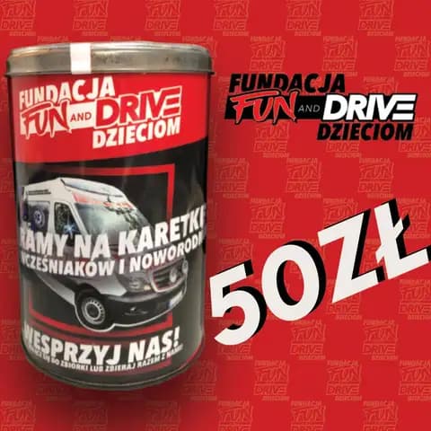 Cegiełka 50zł Fundacja FunandDrive Dzieciom