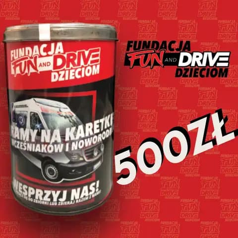 Cegiełka 500zł Fundacja FunandDrive Dzieciom