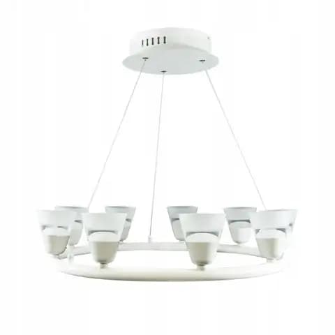 Lampa Wisząca Sufitowa LED Żyrandol Oprawa Natynkowa LED 30W biała