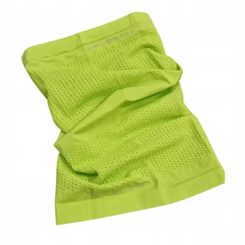 Brubeck komin termoaktywny bandana do biegania Air-Tube zielony L/XL