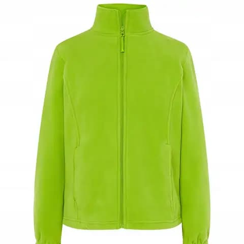 Bluza z polaru rozpinana - limonkowa zielony M