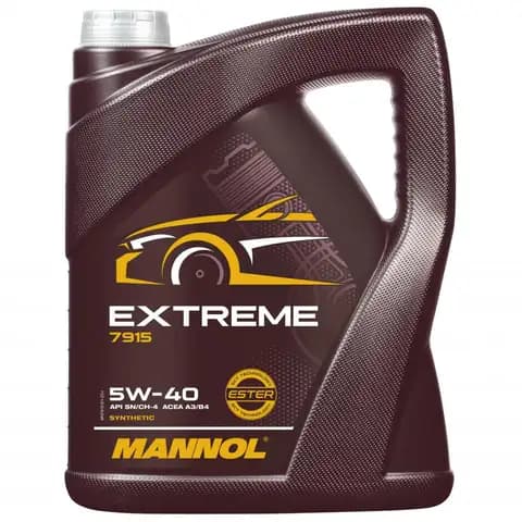 Olej silnikowy syntetyczny MANNOL 5W40 Extreme 5l