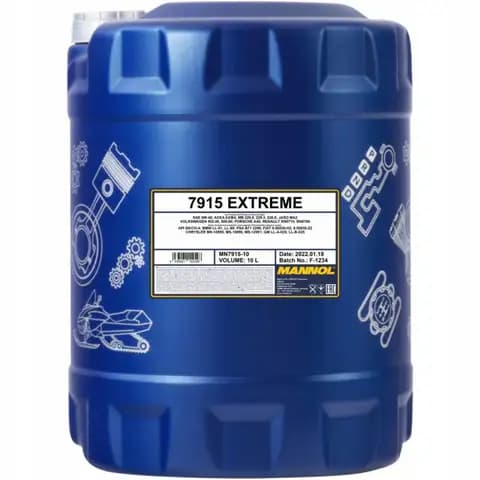 Olej silnikowy syntetyczny MANNOL Extreme 5w40 10L