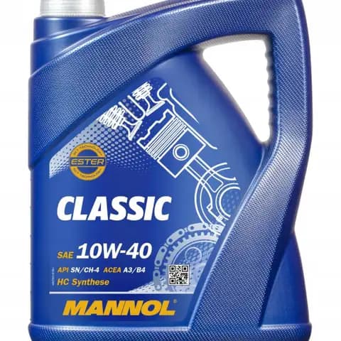Olej silnikowy półsyntetyczny MANNOL 10W40 CLASSIC SN/CH-4 5l