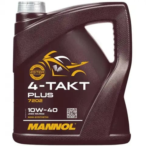 Olej silnikowy SCT - Mannol 4-Takt Plus 4T 4 l 10W-40