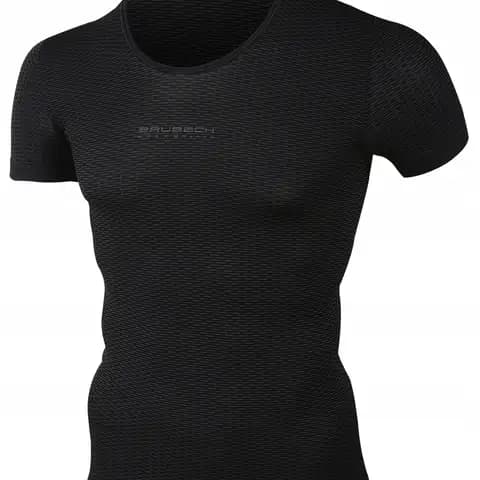 Sportowa koszulka z krótkim rękawem unisex Base Layer BRUBECK grafit r. XXL