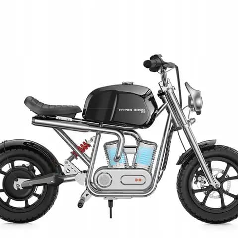 Motocykl elektryczny dla nastolatków Hyper Gogo S9 czarny 36V 500W