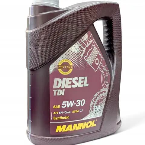 Olej silnikowy syntetyczny MANNOL 5W30 DIESEL TDI 5