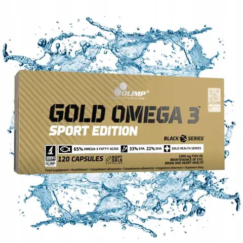 Gold Omega 3 Sport Edition OLIMP 120 kapsułek serce mózg