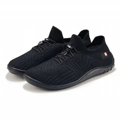 Męskie buty sportowe BAREFOOT MERINO BRUBECK czarne rozmiar 40