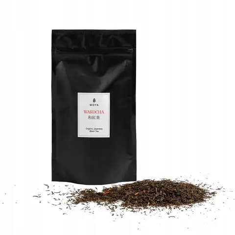 Moya Wakocha organiczna japońska czarna herbata liściasta 100g