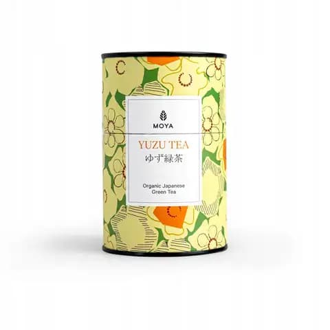 MOYA YUZU Tea organiczna japońska zielona herbata liściasta 60g
