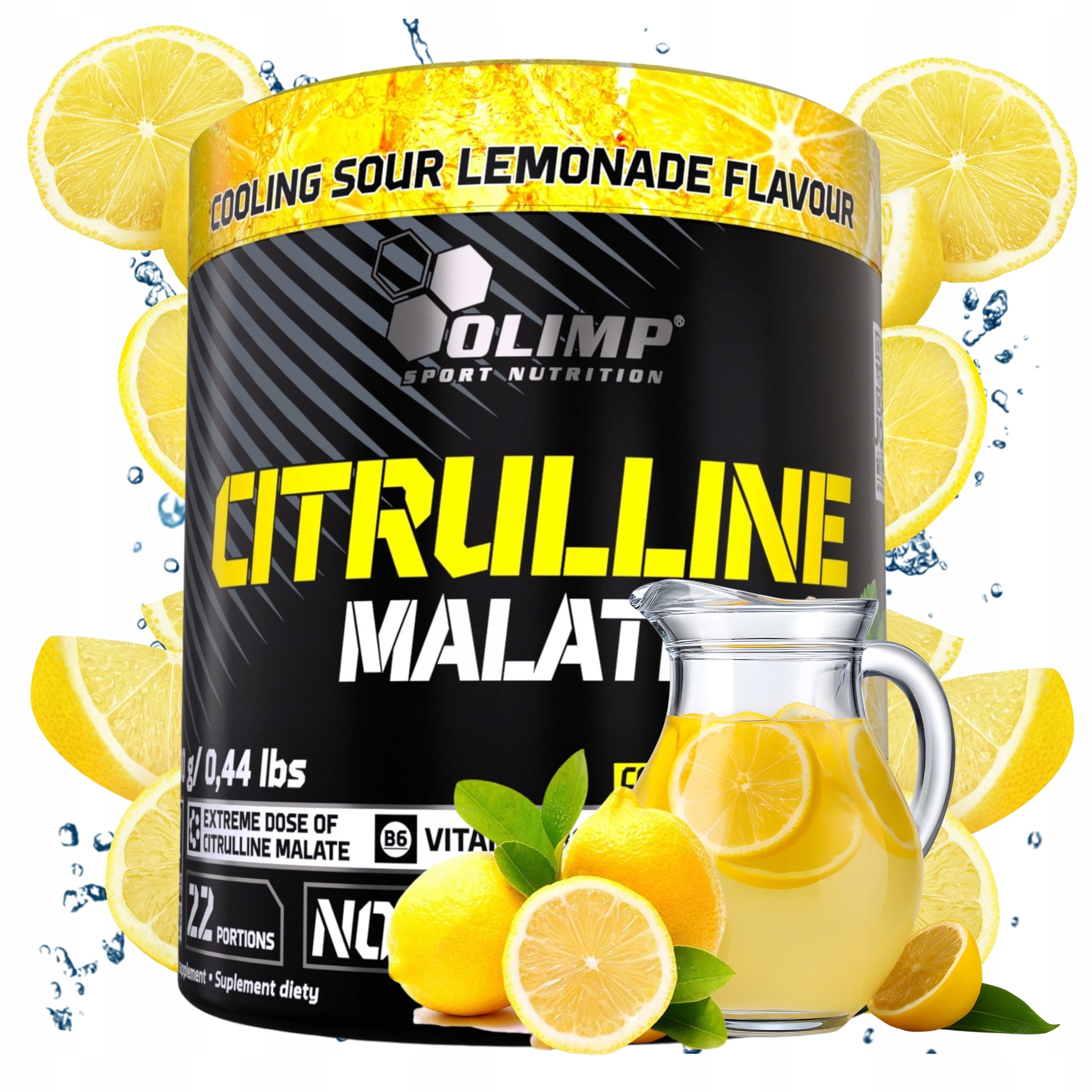 Przedtreningówka Citrulline Malate OLIMP 200g cytrulina o smaku lemoniady