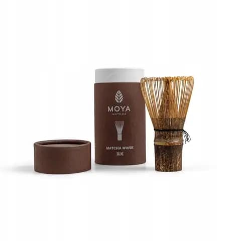 MOYA MATCHA Chasen miotełka z ciemnego bambusa do matchy