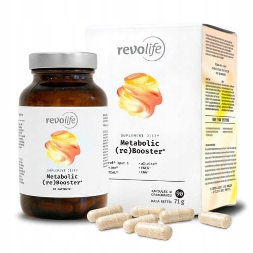 Revolife Metabolic reBooster redukcja wagi spalanie tłuszczu 90 kapsułek