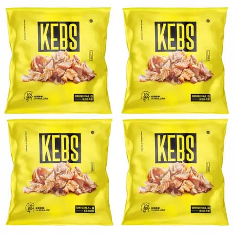 KEBAB Kebs On Rollin 155 g Mięso z uda kurczaka w 100 g produktu ! 4x650 g