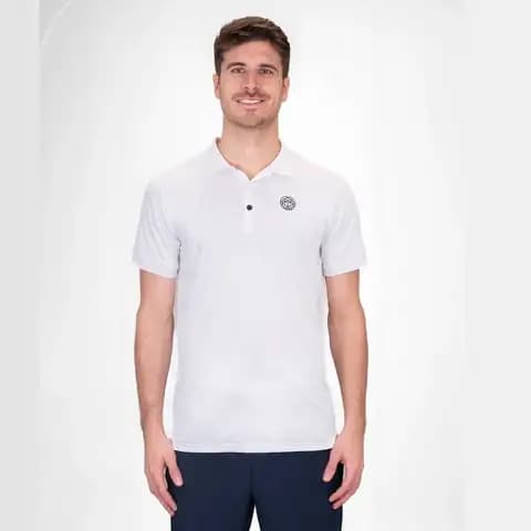 Bidi badu koszulka tenisowa sportowa męska Crew Polo - biała XXL