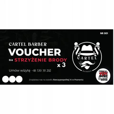 Voucher na usługę strzyżenie brody Cartel Barber - Poznań