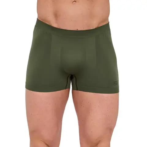 Męskie bokserki BRUBECK B-LIGHT wygodne majtki khaki rozmiar XL