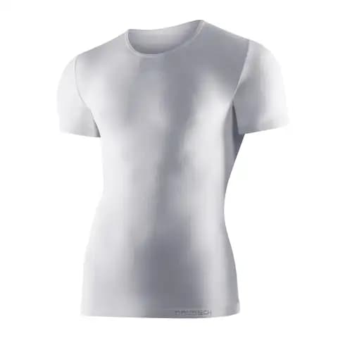 Sportowa koszulka z krótkim rękawem unisex Base Layer BRUBECK biały r. XXL
