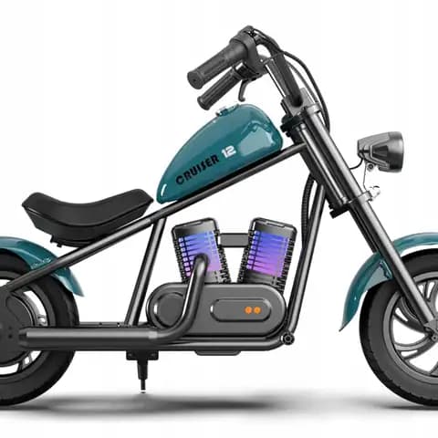Motocykl elektryczny na akumulator Hyper Gogo Cruiser 12 Plus niebieski