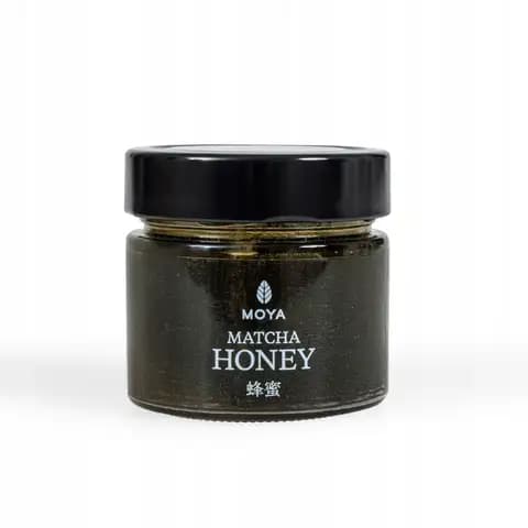 Miód wielokwiatowy z matchą organiczny miód Moya Matcha 200g