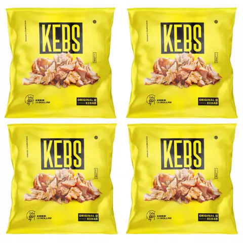 KEBAB Kebs On Rollin 155 g Mięso z uda kurczaka w 100 g produktu ! 4x650 g