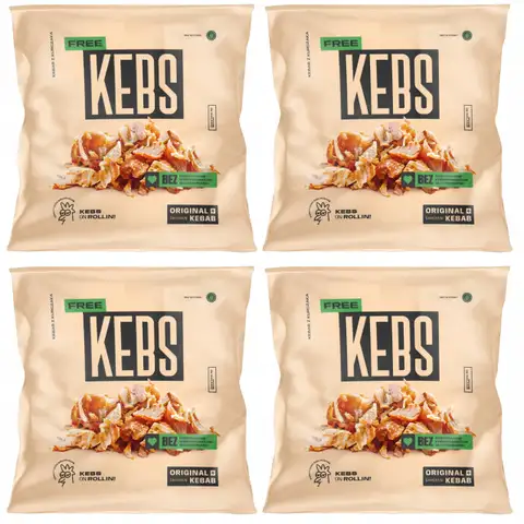 KEBAB PROSTY SKŁAD 155 g Mięso z uda kurczaka w 100 g produktu ! 4x650 g