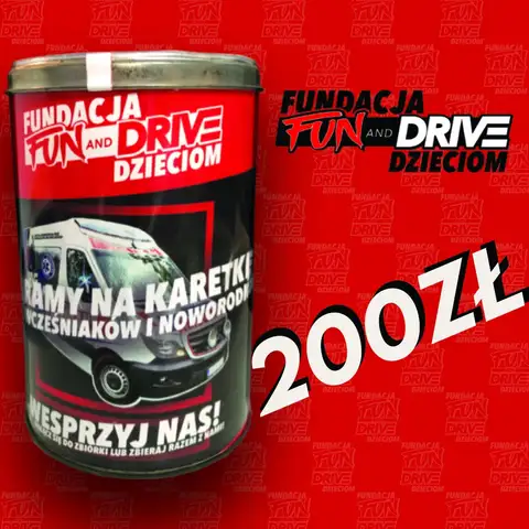 Cegiełka 200zł Fundacja FunandDrive Dzieciom