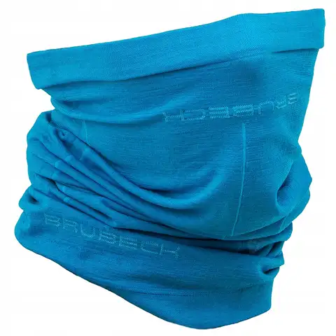 Komin termoaktywny zimowy unisex BRUBECK merino wool L/XL błękitny