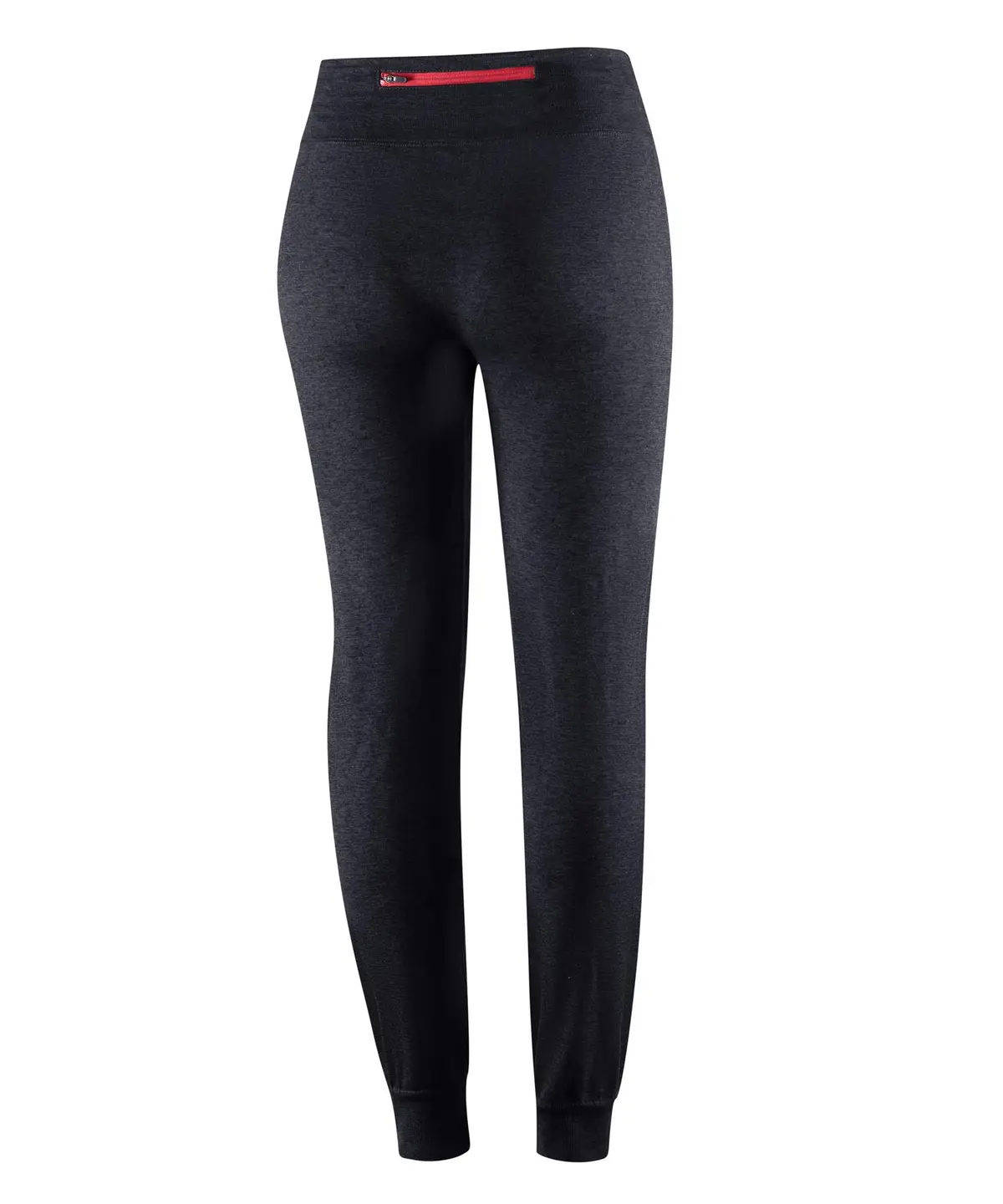 Damskie spodnie dresowe BRUBECK FUSION sportowe treningowe czarne - zdjęcie 2