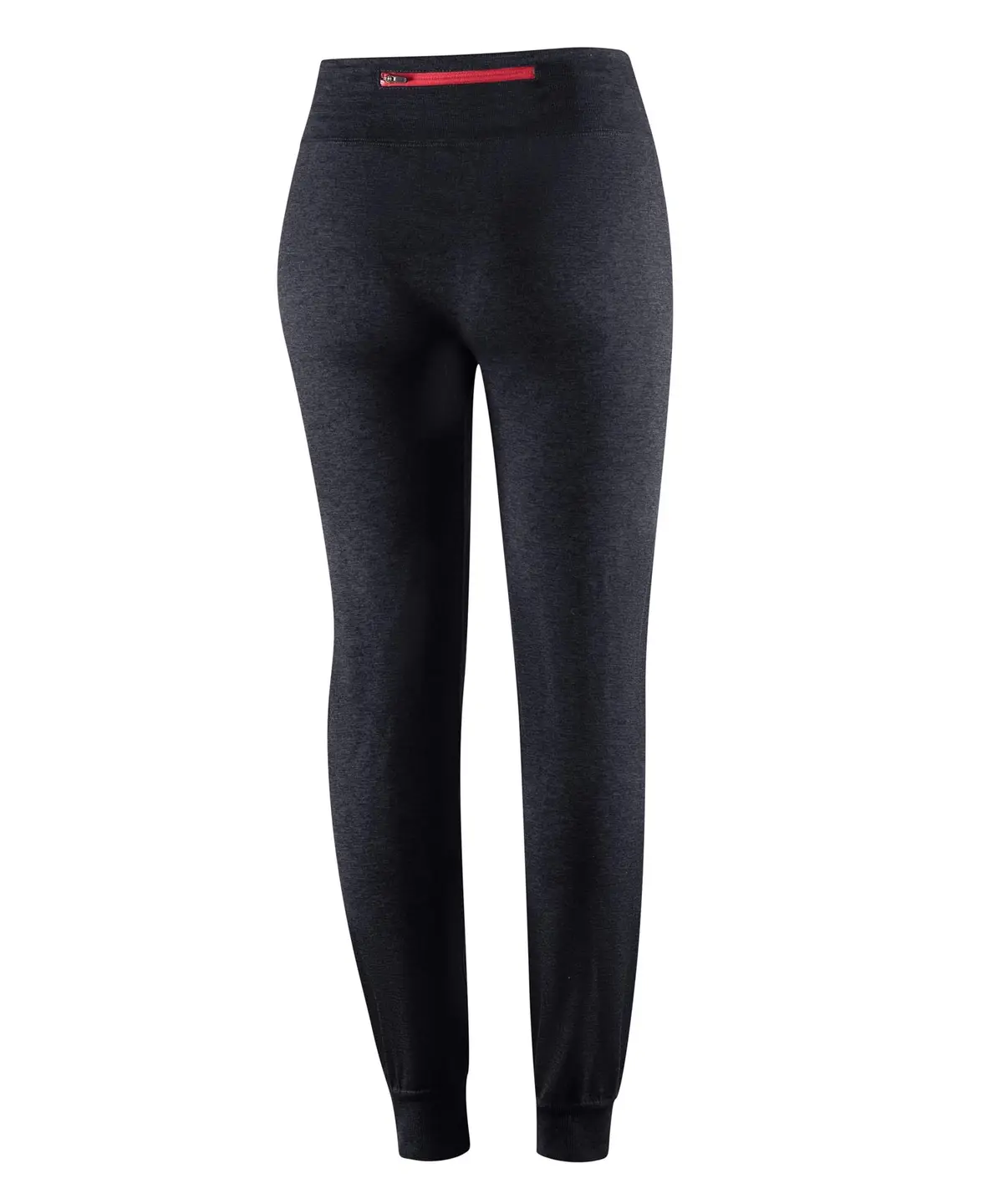 Damskie spodnie dresowe BRUBECK FUSION sportowe treningowe czarne - zdjęcie 2