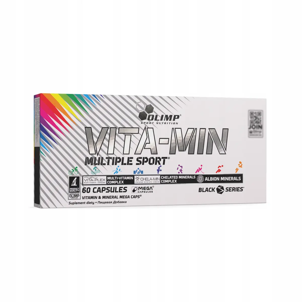 Vita-min Multiple Sport 60 mega kapsułek OLIMP odporność witamina C magnez - zdjęcie 2