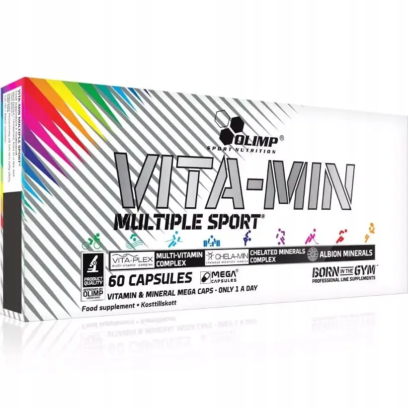Vita-min Multiple Sport 60 mega kapsułek OLIMP odporność witamina C magnez - zdjęcie 4