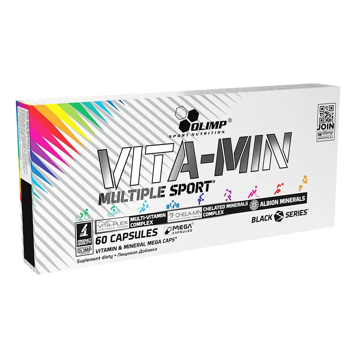 Vita-min Multiple Sport 60 mega kapsułek OLIMP odporność witamina C magnez - zdjęcie 6