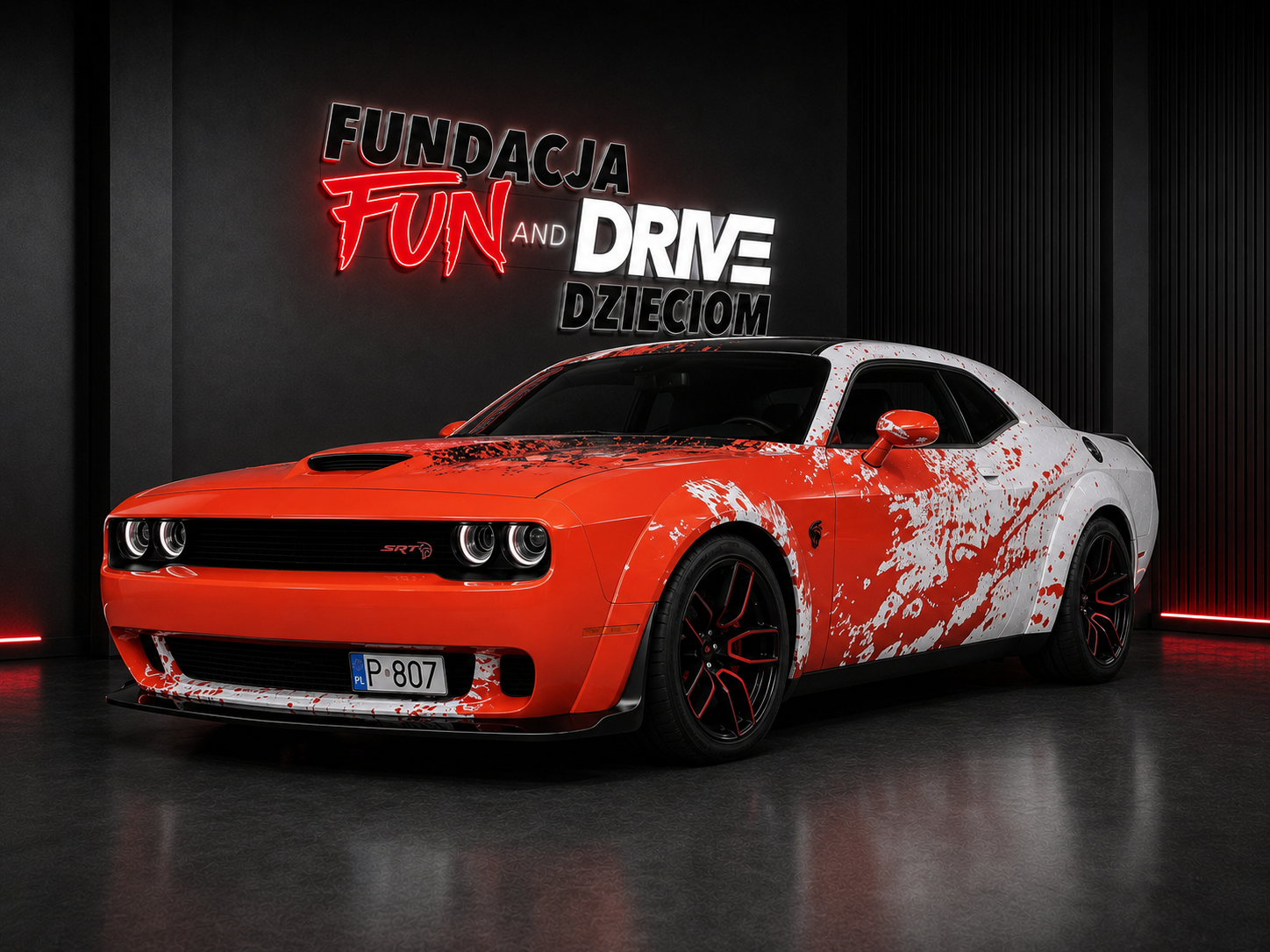 Przejazd Dodge Challenger Hellcat 900KM