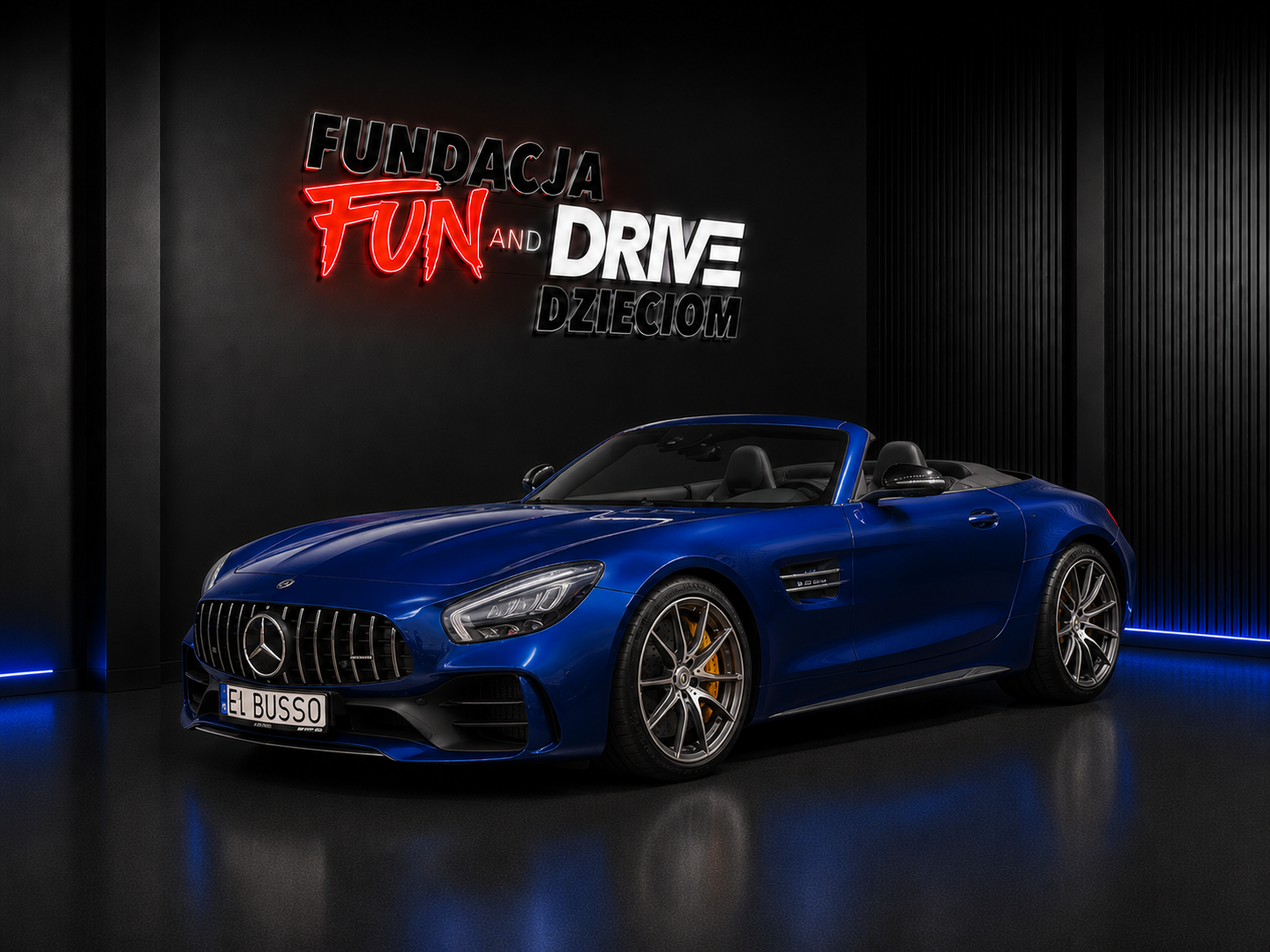 Przejazd Mercedes AMG GTR Cabrio